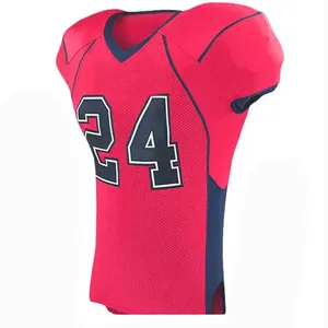 Maillots de football américain personnalisés en gros – Chemises respirantes en maille cousue, uniformes de sublimation pour matchs et entraînements - Product Image 3