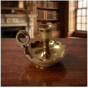 Vintage Brass Tapper Candle Holder for Tabletop Living Room Dining Accent Centerpiece Coffee <b>Table</b> for Any Festive Occasion - Product Image 2