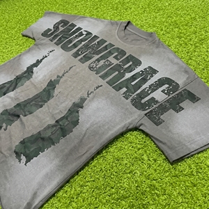 เสื้อยืดพิมพ์ลาย Snowgrace สำหรับผู้ชาย แขนสั้น คอกลม ทรงปกติ สไตล์ลำลอง ลายพราง พิมพ์ลายโลโก้ด้านหน้าด้วยเทคนิค Sublimation Transfer - Product Image 4