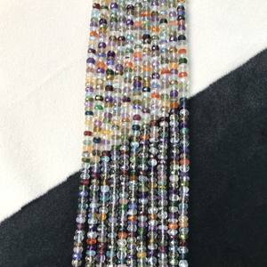 Cuentas Redondas Multifacéticas de Piedra 100% Naturales, Certificadas por IGI, Grado AA, de 4mm-4.5mm, Multicolor, Multifuego, Gemas Vivaaz - Product Image 2