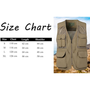 Men's Realtree Camo Hunting Vest Multi-Pocket Breathable Mesh <b>Back</b> Tactical Fishing Outdoor Safari Wholesale OEM Available - Product Image 6