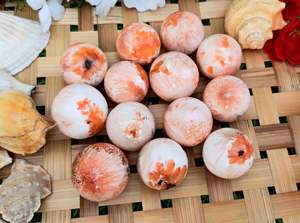 ลูกบอลคริสตัลทรงกลมจากหินสกอเลไซต์สีพีชธรรมชาติ ชักราลูเม่ ขัดเงา ใช้สำหรับบำบัด พลังงานเรกิ การทำสมาธิ ฮวงจุ้ย ตกแต่งเสริมความรัก - Product Image 6