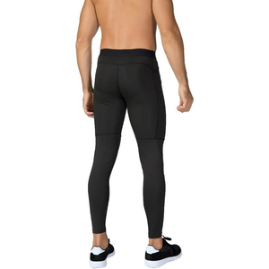 High Stretchable Compression Leggings Full Length Quick Dry Breathable Elastic Waist Gym Fitness Workout Wear for Men - Product Image 4