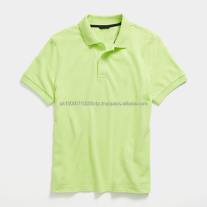 Chemises pour hommes en jersey uni respirant de haute qualité, à manches courtes, grande taille, col rond, personnalisables, vente en gros - Product Image 1