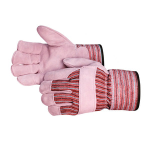 Gants de travail en cuir de vachette pleine fleur de qualité supérieure, doux et confortables, pour le travail du bois, le jardinage et la maison - Product Image 6