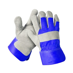 ถุงมือทำงานหนังวัวแท้คุณภาพสูง ทนทานต่อการเสียดสี ทนความร้อน กันไฟ ป้องกันไฟฟ้าสถิต สำหรับงานก่อสร้าง - Product Image 2