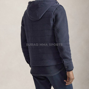 เสื้อแจ็คเก็ตผู้ชายแบบมีหลายกระเป๋า คอตั้ง ผ้าควิลท์ สำหรับกิจกรรมกลางแจ้ง ผ้าแคนวาสบอนด์ ระบายอากาศ กันลม สไตล์ลำลอง สตรีทแวร์ พร้อมขนนก - Product Image 2