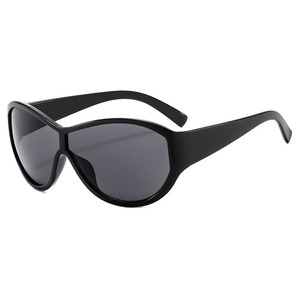 97208 New Trendy Personality Sports Cycling Shades Custom Logo Oversize Round Frame Vintage Women Men UV400 <b>Sunglasses</b> 2024 - Product Image 3