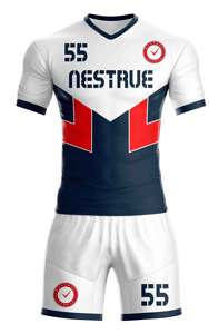 Maillots de football personnalisés tendance : ensembles d'uniformes d'équipe, tenues d'entraînement, vente en gros, pas cher, réversibles, pour hommes, en petite quantité, pour le football - Product Image 2
