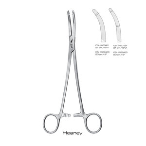 Pinces chirurgicales Heaney personnalisées en acier inoxydable, design droit et courbé, manuelles, pour chirurgie générale, certifiées CE ISO13485, ORL/USI - Product Image 1