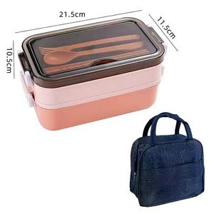 Boîte à bento japonaise à deux étages scellée pour adultes, conteneur à déjeuner de haute qualité avec logo imprimable - Product Image 2