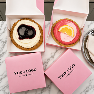 Custom Logo Size Eco-Friendly Disposable Biscuit <b>Cookie</b> Bakery Box Biodegradable Folding Paperboard Custom Shape Flaky <b>Boxes</b> - Product Image 2