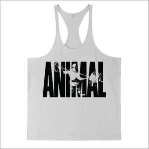 Nouveau débardeur de sport respirant sans manches uni pour homme, personnalisable avec logo frontal, idéal pour le basketball, la course, l'entraînement et la gym - Product Image 5