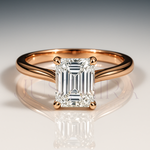 Export Quality Minimalist Radiant Diamond <b>Ring</b> for Everyday Wear Office Use and Elegant Styling Available for Competitive Price - Product Image 3