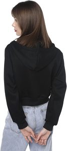 Wholesale Price Pakistan Manufacturer Crop <b>Top</b> Hoodie Pullover Style Unique Design Good Quality Women Crop <b>Top</b> Hoodie - Product Image 2