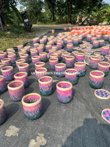 Eco Friendly Bamboo <b>Box</b> Gergean Ramadan <b>Storage</b> Basket Handmade Decorative Bamboo <b>Box</b> Factory Supplier - Product Image 4
