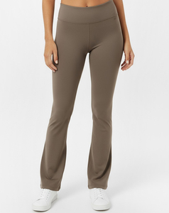 Women's Lightweight High Waisted Seamed Breathable Yoga <b>Leggings</b> Full Length Spandex/<b>Nylon</b> Quick Dry Durable Solid XL Size - Product Image 5