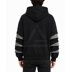 Sudaderas con capucha personalizadas para hombre, estilo oversize, con tela suave y diseño moderno de moda urbana. - Product Image 4