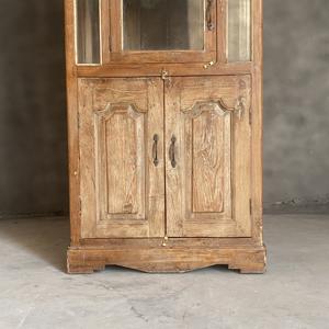 Meilleure collection d'armoires de rangement hautes en bois récupéré sculpté, style vintage, art himalayen antique - Product Image 3