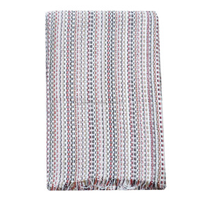 Giá cả phải chăng bông ấm áp cao cấp màu đỏ ném và chăn bông dệt với mô hình kim cương & tua ném cho trang trí nhà - Product Image 6