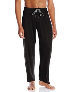 <b>Men's</b> Black Woolen Straight Vintage Sweatpants Elastic Waist Drawstring Casual <b>Pants</b> with Side Pockets Midweight Autumn Wear - Product Image 5
