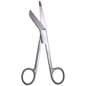 Durable high-quality stainless steel straight blade surgical scissors manual <b>precision</b> <b>tool</b> for operations and dressings - Product Image 1