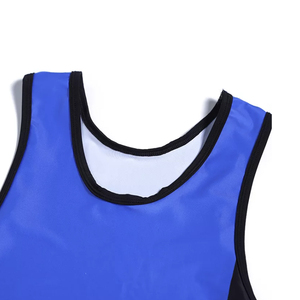 Custom Sublimated Spandex Polyester Plus Size Unisex Wrestling <b>Singlets</b> & Team Uniforms Sportswear - Product Image 3