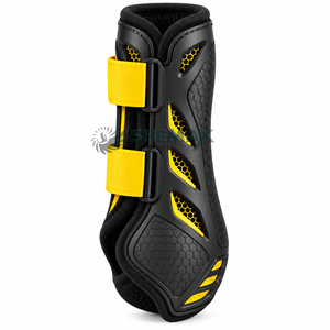 Botas cómodas para patas de caballo con construcción duradera, cobertura protectora y correas seguras para montar y trabajar con el caballo. - Product Image 1
