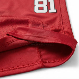 Sports Football Jersey Short Lightweight Comfortable Breathable <b>Mesh</b> Fabric 100% Polyester Soft Material High Performance - Product Image 6