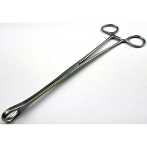 Pinces à éponges manuelles en acier inoxydable, instrument chirurgical réutilisable, équipement médical, fabricant et fournisseur professionnel - Product Image 1