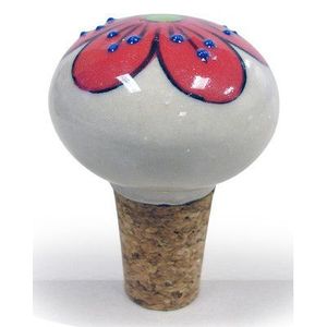 Tapón de Botella de Vino de Cerámica Hecho a Mano, Diseño Personalizado, Decorativo, Reutilizable, Sellador de Corcho para el Hogar, Cocina, Bar y Restaurante - Product Image 1