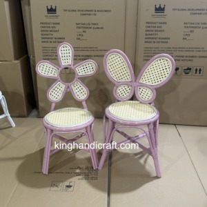 Silla Infantil Moderna de Ratán Hecha a Mano, con Características de Seguridad para Eventos, Bodas, Fiestas, Cumpleaños, Celebraciones y Fotografía - Product Image 5