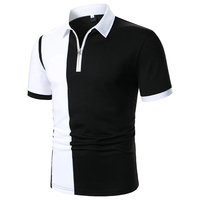Nouvelle Marque T-shirts Solides pour Hommes Broderie Personnalisée Manches Courtes Léopard Service ODM Style Vintage Coton/Polyester Dobby