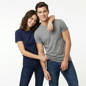 T-shirt Homme 100% Coton Haute Qualité 230g, Coupe Décontractée Oversize à Épaules Tombantes, Couleur Unie, Personnalisable - Product Image 5