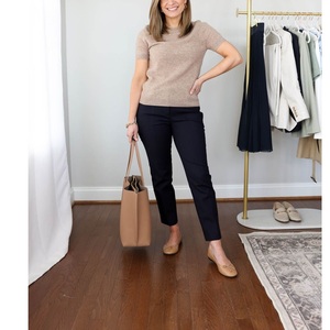 กางเกงทรงดินสอผู้หญิงคุณภาพดี สไตล์เกาหลี สีพื้น ระบายอากาศได้ดี ซิปหน้า เอวสูง ขาเล็ก ผู้จัดจำหน่ายจากบังกลาเทศ - Product Image 5