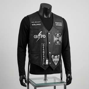 Gilet d'hiver imperméable pour homme Zarsah Exports, 100% polyester, col en V, fermeture éclair, style streetwear, poches, moto, motard - Product Image 1