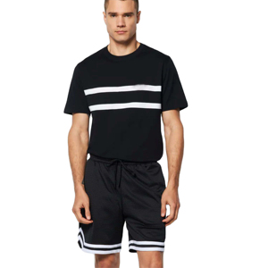 Shorts de surf décontractés pour hommes, séchage rapide, anti-plis, en maille, taille élastique, taille personnalisée 6XL, motif uni, écologiques et respirants - Product Image 1