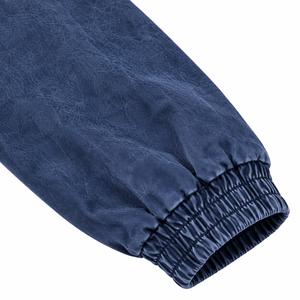 Veste à capuche pour homme, coupe classique, manches longues, couleur unie, vêtement décontracté pour l'automne, 100% coton, tissu lavé, respirant, imprimé sur mesure - Product Image 4