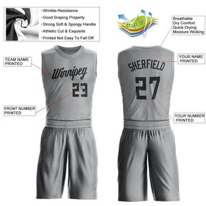 Conjunto de Uniformes de Baloncesto Personalizados por Sublimación, Uniformes de Equipo Transpirables al por Mayor, Ropa Deportiva de Malla para Entrenamiento, Impresión de Nombre y Número Personalizados - Product Image 3