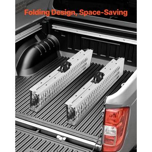 2 rampes en aluminium robustes, capacité de 450 kg, surface de rampe plus large, rampes et supports universels stables pour moto, adaptés aux supports de chargement - Product Image 5