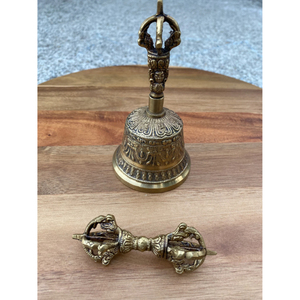 Campana de Mano Metálica Vintage, Estilo Europeo, Decorativa para el Hogar, Bodas, Navidad, Aspecto Admirable, Uso Decorativo para Eventos - Product Image 3