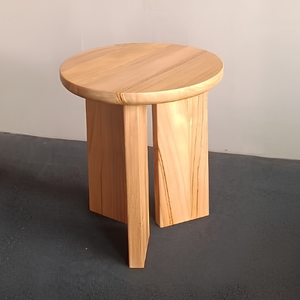 Table basse ronde en teck massif, design moderne, meubles de salon, prix économique direct d'usine - Product Image 6