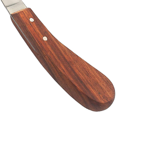 Nuevo Juego de Cuchillos Manuales para Pezuñas de Acero Inoxidable Multicolor con Mango de Madera y Logotipo Personalizado, Herramientas Duraderas para Herradores y Cirugía Animal - Product Image 5