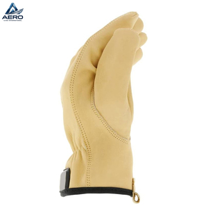 Guantes de Trabajo de Cuero Genuino Resistentes a la Abrasión, Ajuste Ergonómico, para Manipulación Industrial y Mecánica, de Alta Resistencia - Product Image 3