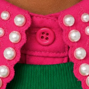 Collar Desmontable de Perlas Rosas para Mujer, Collar Decorativo con Cuentas de Perlas de Imitación, Accesorio de Moda para Blusa, Prenda Elegante - Product Image 5