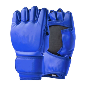 Professional MMA & Boxing <b>Gloves</b> PU Leather Custom Logo Closure Training <b>Gloves</b> Non-Slip Adjustable Wrist Strap Made in Pakistan - Product Image 1