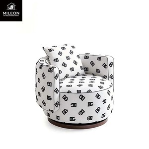 <span class=keywords><strong>Fauteuil</strong></span> moderne à dossier en tissu, style nordique, idéal <span class=keywords><strong>pour</strong></span> le salon, la maison et l'extérieur - Product Image 4