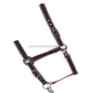 Cabecera de caballo duradera, cabestro de nailon ajustable personalizado, tira fuerte, correas de nailon con cuerdas de plomo - Product Image 2