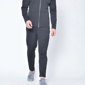 Chándal Deportivo Personalizado para Hombre, Color Gris Oscuro, Manga Larga, Cierre de Cremallera, Secado Rápido, Corte Deportivo, para Otoño, Talla Regular, 100% Poliéster - Product Image 6