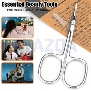 Stainless Steel <b>Cuticle</b> <b>Scissors</b> With Sharp Fine Tips For Professional Manicure Pedicure And Nail Care - Product Image 3